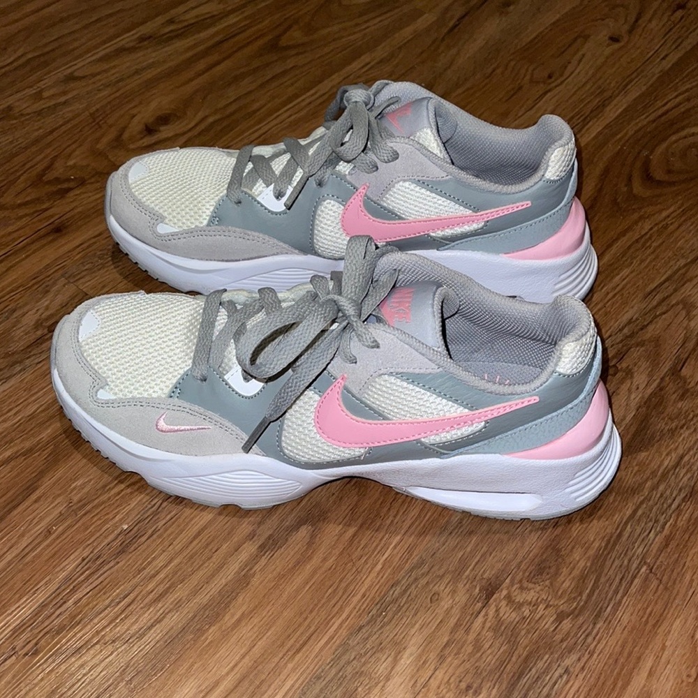 grey and pink nikes